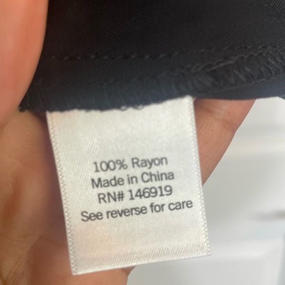 Nine West large black asymmetrical skirt - Picture 6 of 6